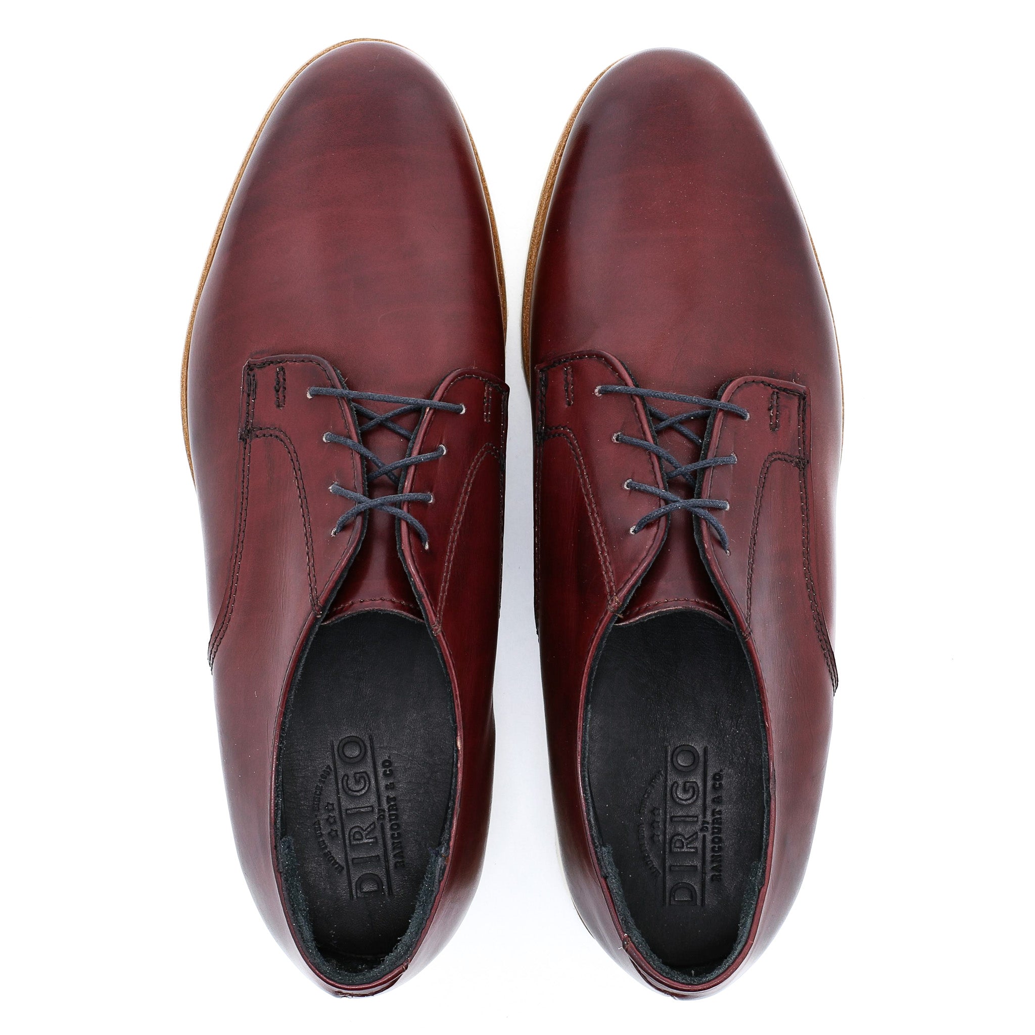 Church\'s Leyton5 Calf Leather Derby Burgundy blue Burgundy Polished Binder Derby | Church main image 3