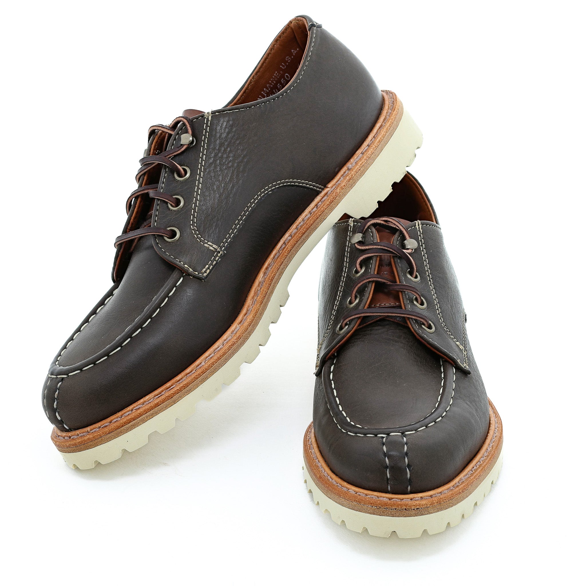 Dunnage Blucher - Charcoal Grizzly | Rancourt & Co. | Men's Boots
