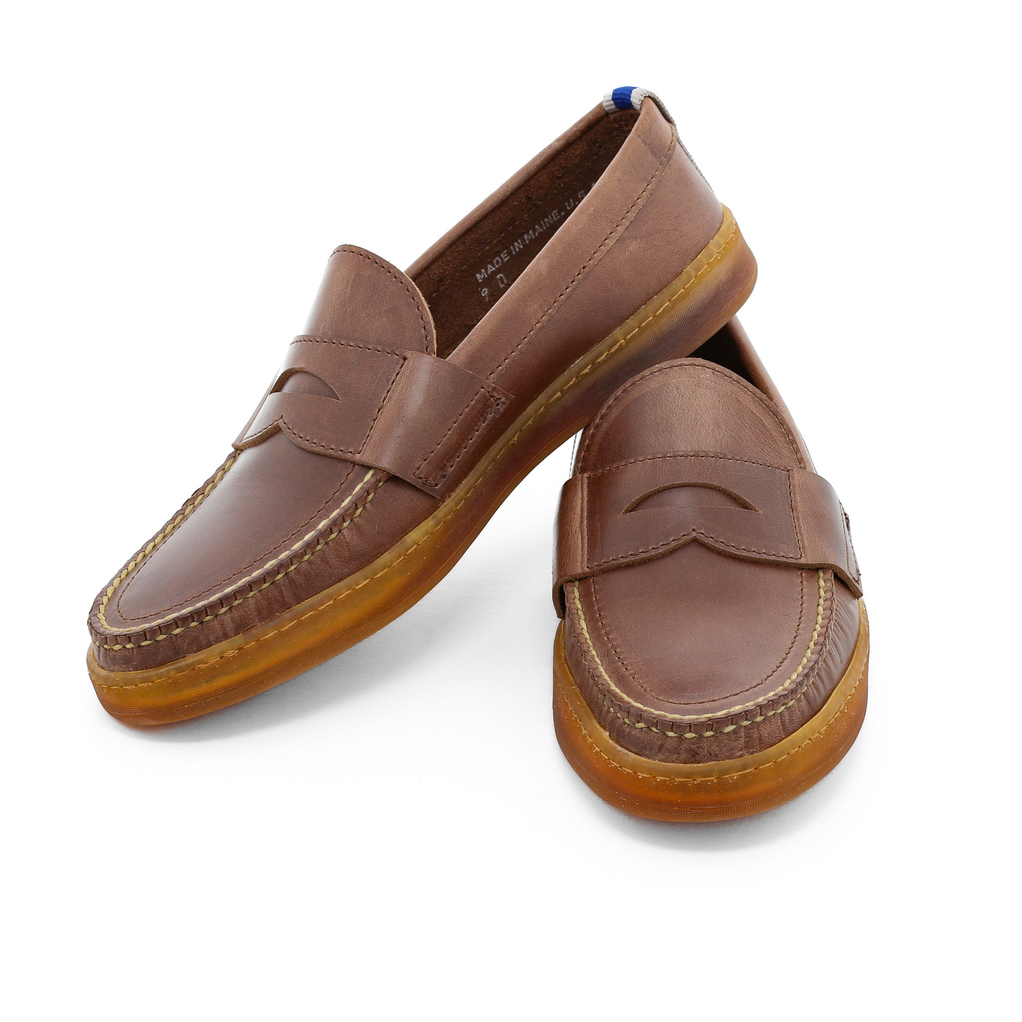 Cup Sole Penny Moc - Natural | Rancourt & Co. | Men's Boots and Shoes
