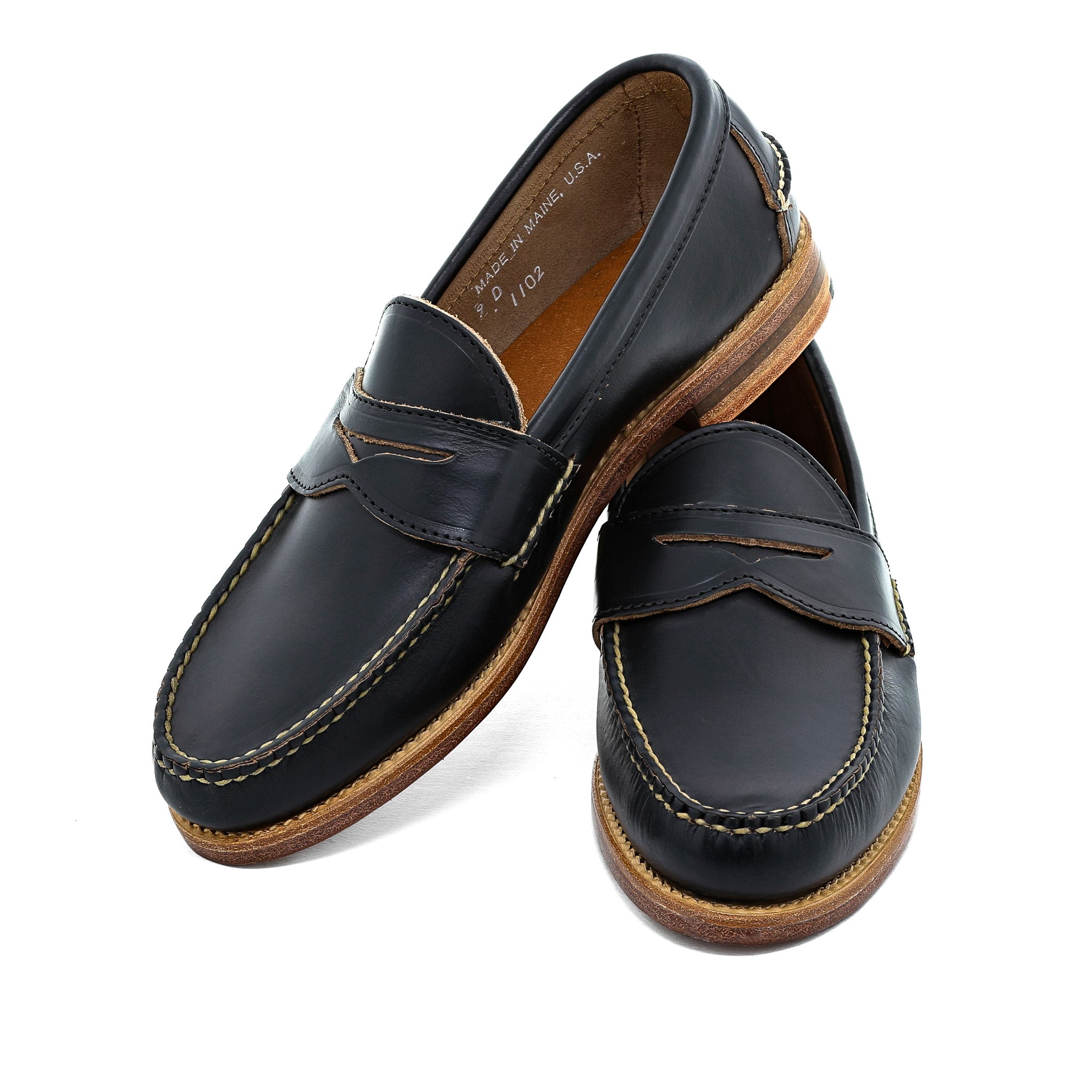 Pinch Penny Loafers - Black | Rancourt & Co. | Men's Boots and Shoes