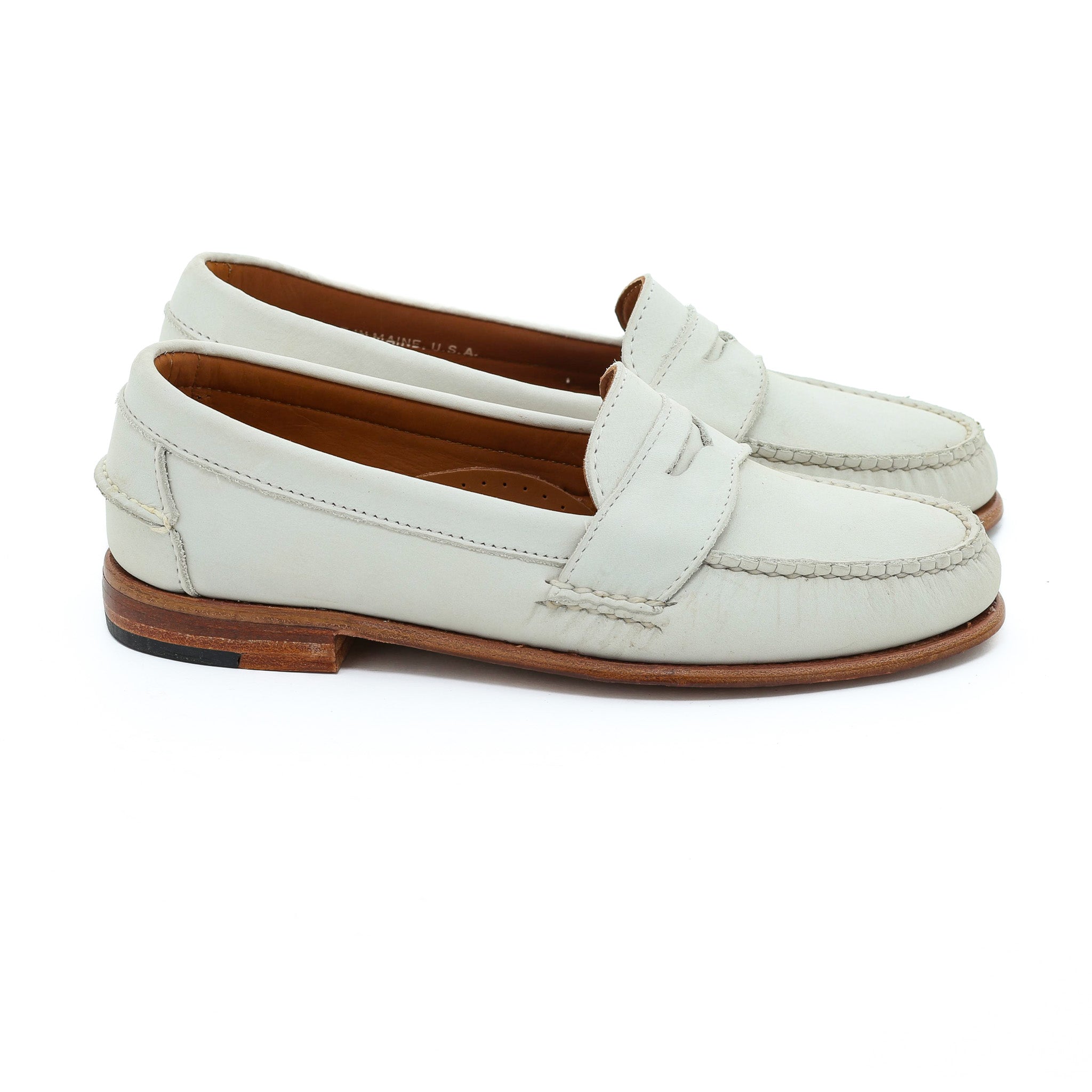 Women's Pinch Penny Loafer - Parchment | Rancourt & Co. | Women's