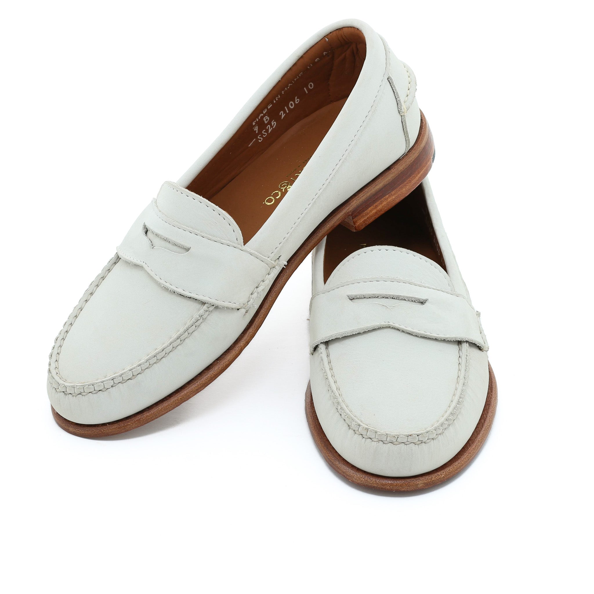 Women's Pinch Penny Loafer - Parchment | Rancourt & Co. | Women's