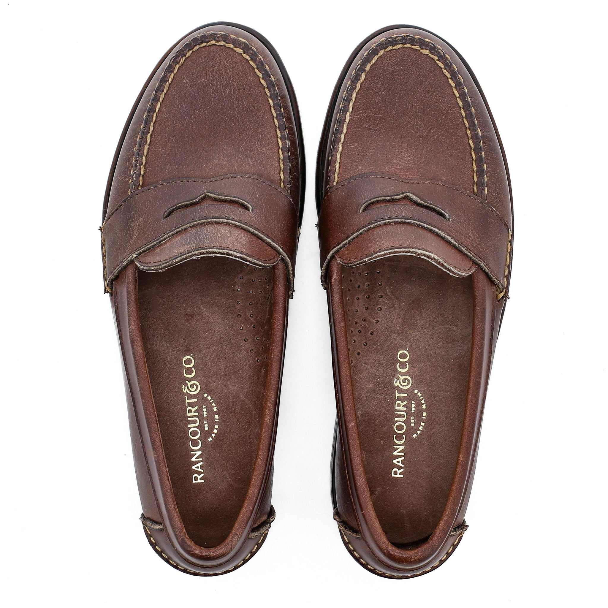Women's Pinch Penny Loafer - Dark Brown Labrador | Rancourt & Co