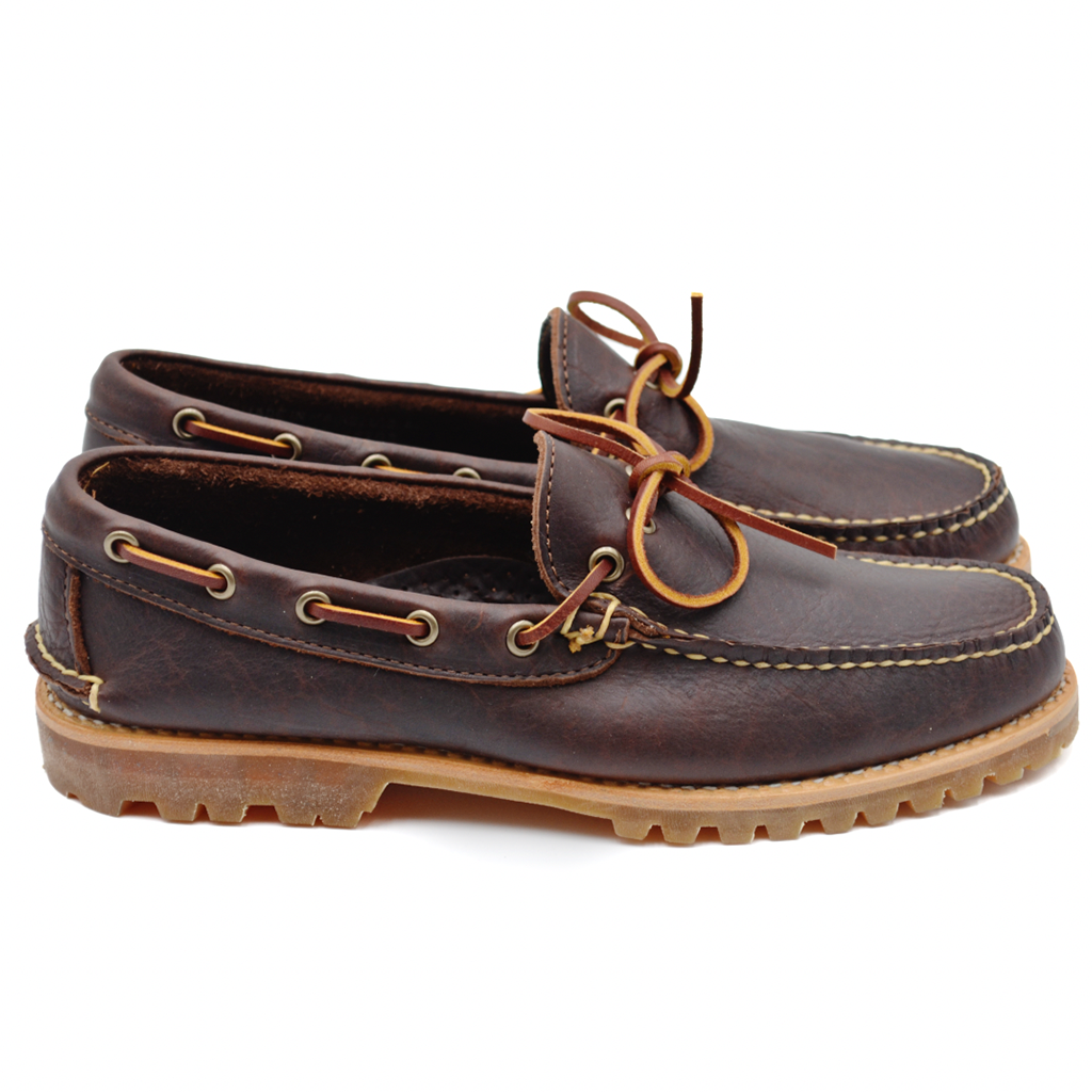 Belgrade Camp Loafer - Dark Brown Rowdy Bison | Rancourt & Co