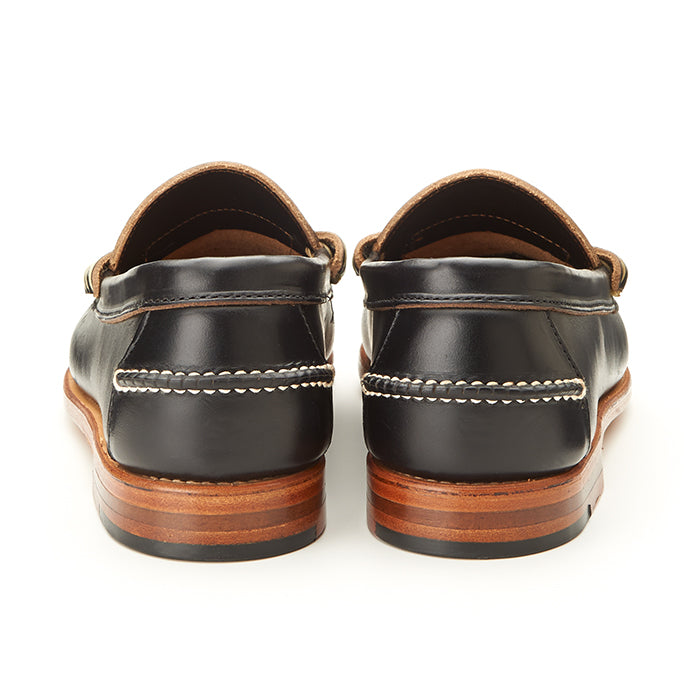 Beefroll Penny Loafers - Black Chromexcel