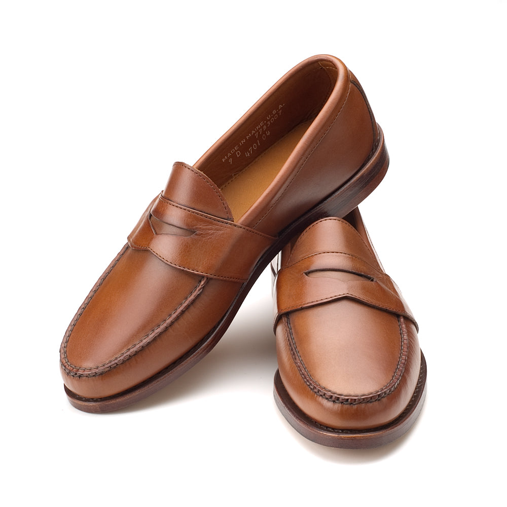 Weltline Penny Loafers Tan Calf | Rancourt & Co. | Boots and Shoes