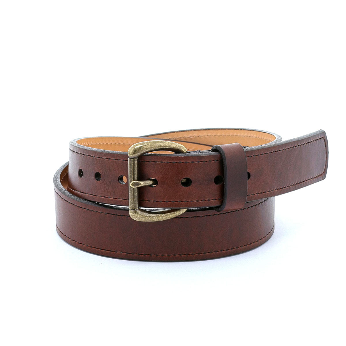 Men's Chino Belt Chocolate Brown 48, Leather | L.L.Bean