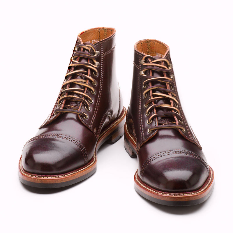 Porter Boot Color 8 Shell Cordovan Rancourt Co. Men s Boots and Shoes