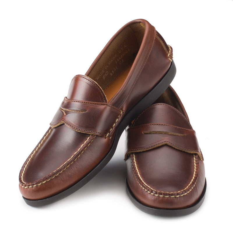 Pinch Loafers Carolina Brown Chromexcel | Rancourt & Co. | Men's Boots