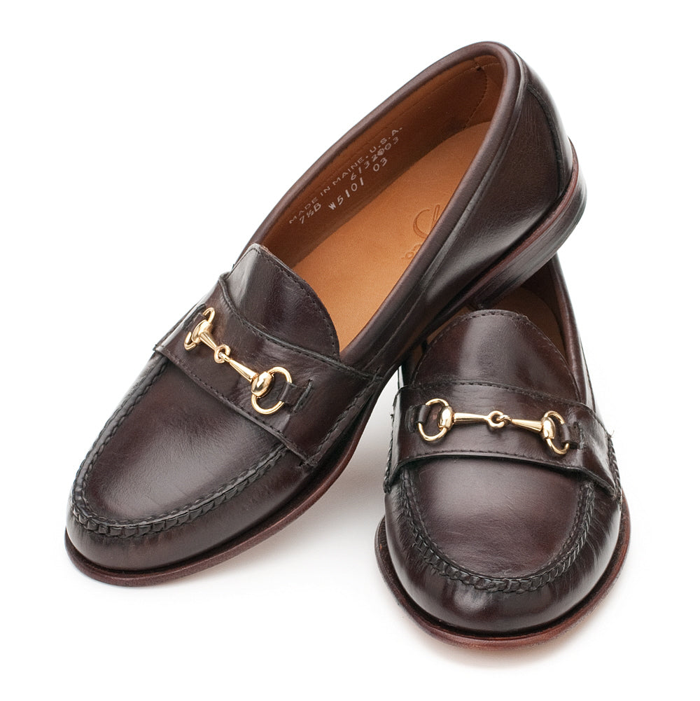Manifest Ooze Clap Women's Horsebit Loafers - Dark Brown Calf | Rancourt & Co. | Women's Boots  and Shoes