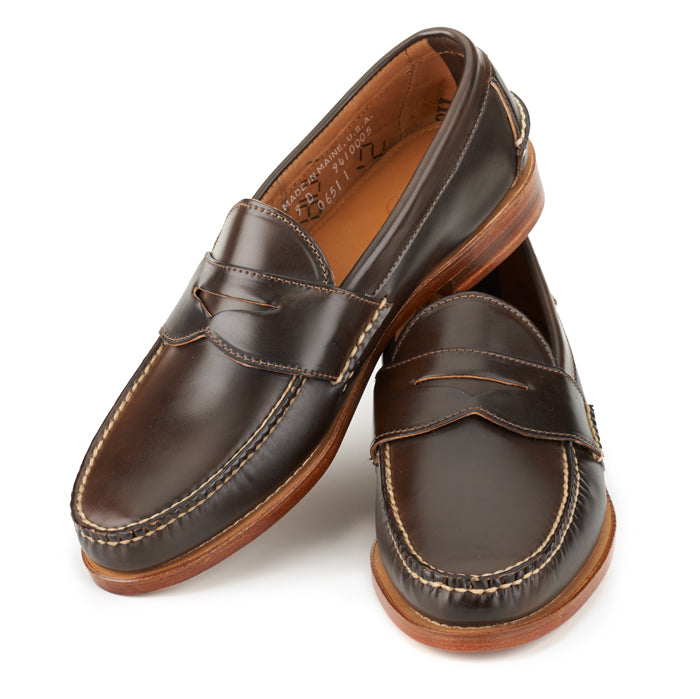 Pinch Penny Loafers - Espresso Shell Cordovan | Rancourt & Co