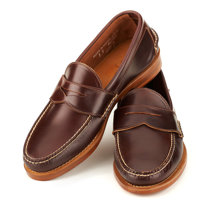 Pinch Penny Loafers - Color 8 Shell Cordovan | Rancourt & Co
