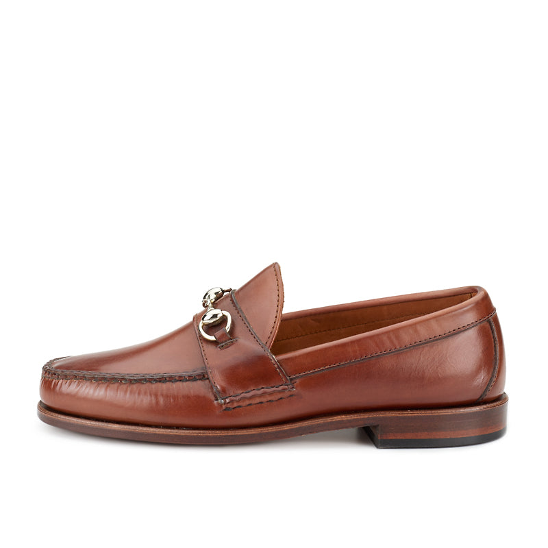 Horsebit Loafers - Tan Calf, Rancourt & Co.