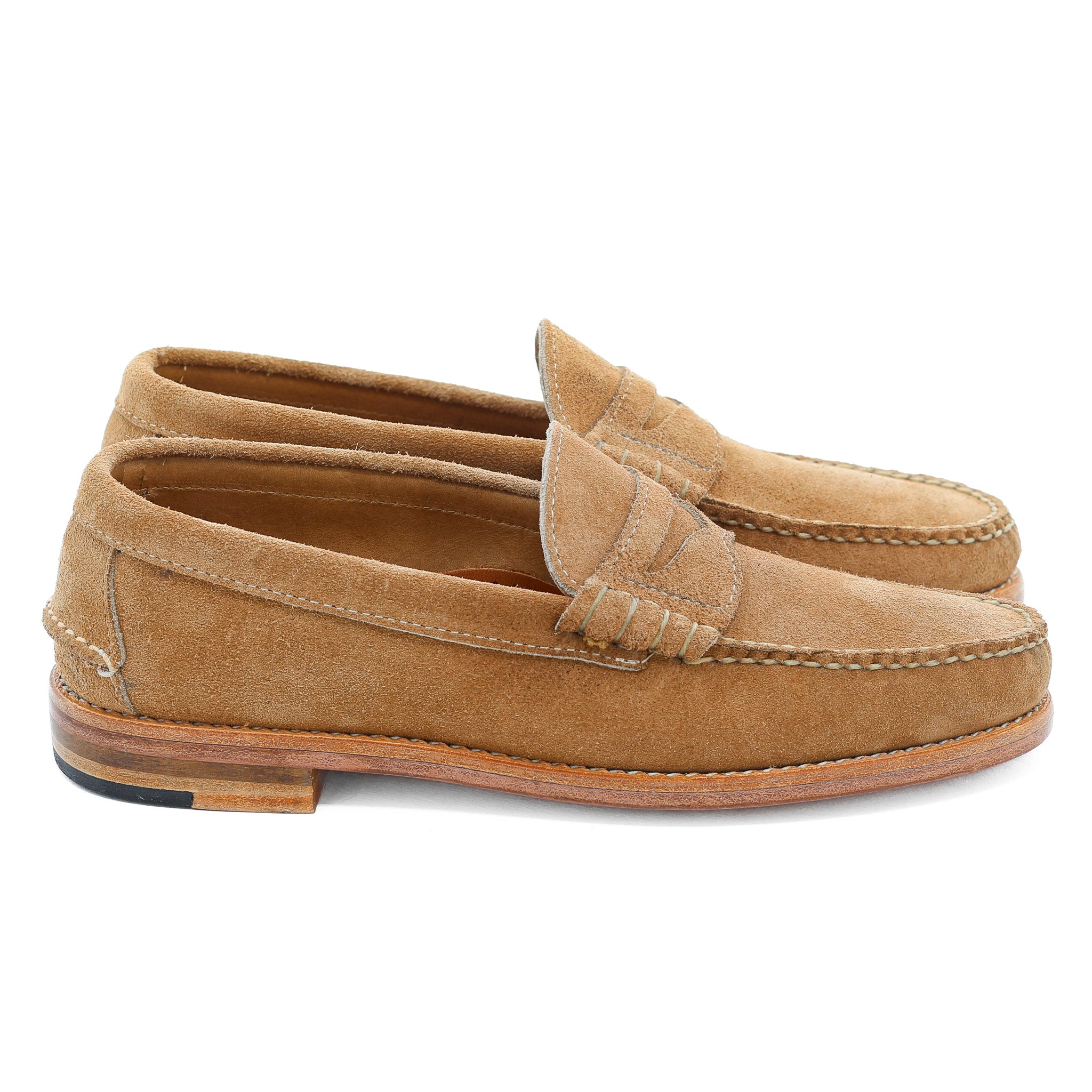 Beefroll Penny Loafers - Khaki Orion Fleshout