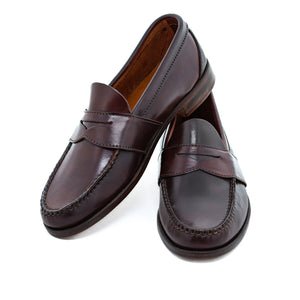 Blue Isle Weltline Penny Loafers Espresso Shell Cordovan