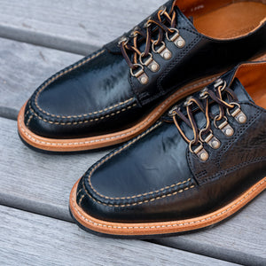 Norway Split Toe - Black Milled Shell Cordovan