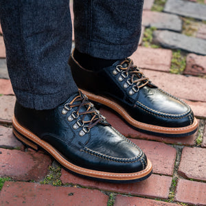 Norway Split Toe Black Milled Shell Cordovan Rancourt Co