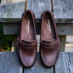 womens dark brown dress shoes Women's Horsebit Loafers - Dark Brown Calf | Rancourt & Co