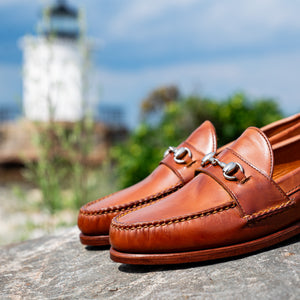 Horsebit Loafers - Tan Calf