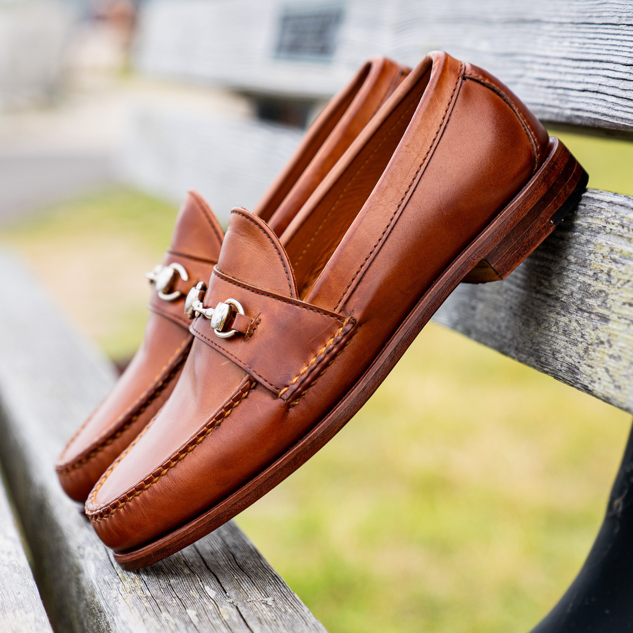 Horsebit Loafers - Tan Calf