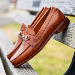 Horsebit Loafers - Tan Calf