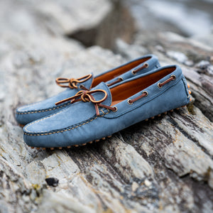 Dirigo Driving Moc - Harbor Blue Montorso
