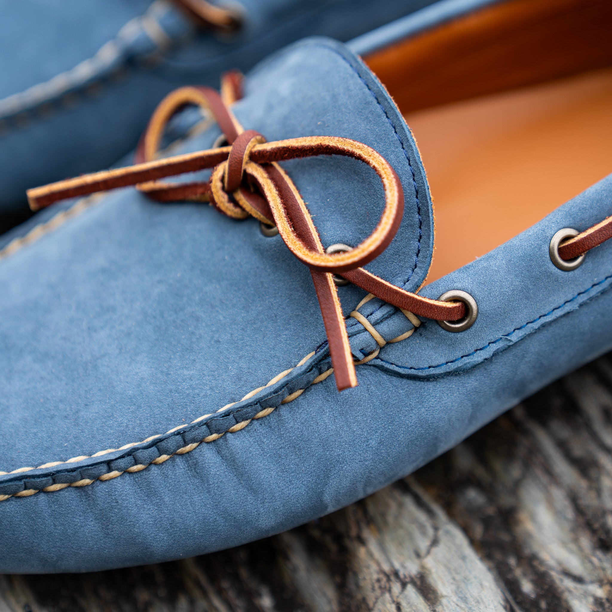 Dirigo Driving Moc - Harbor Blue Montorso