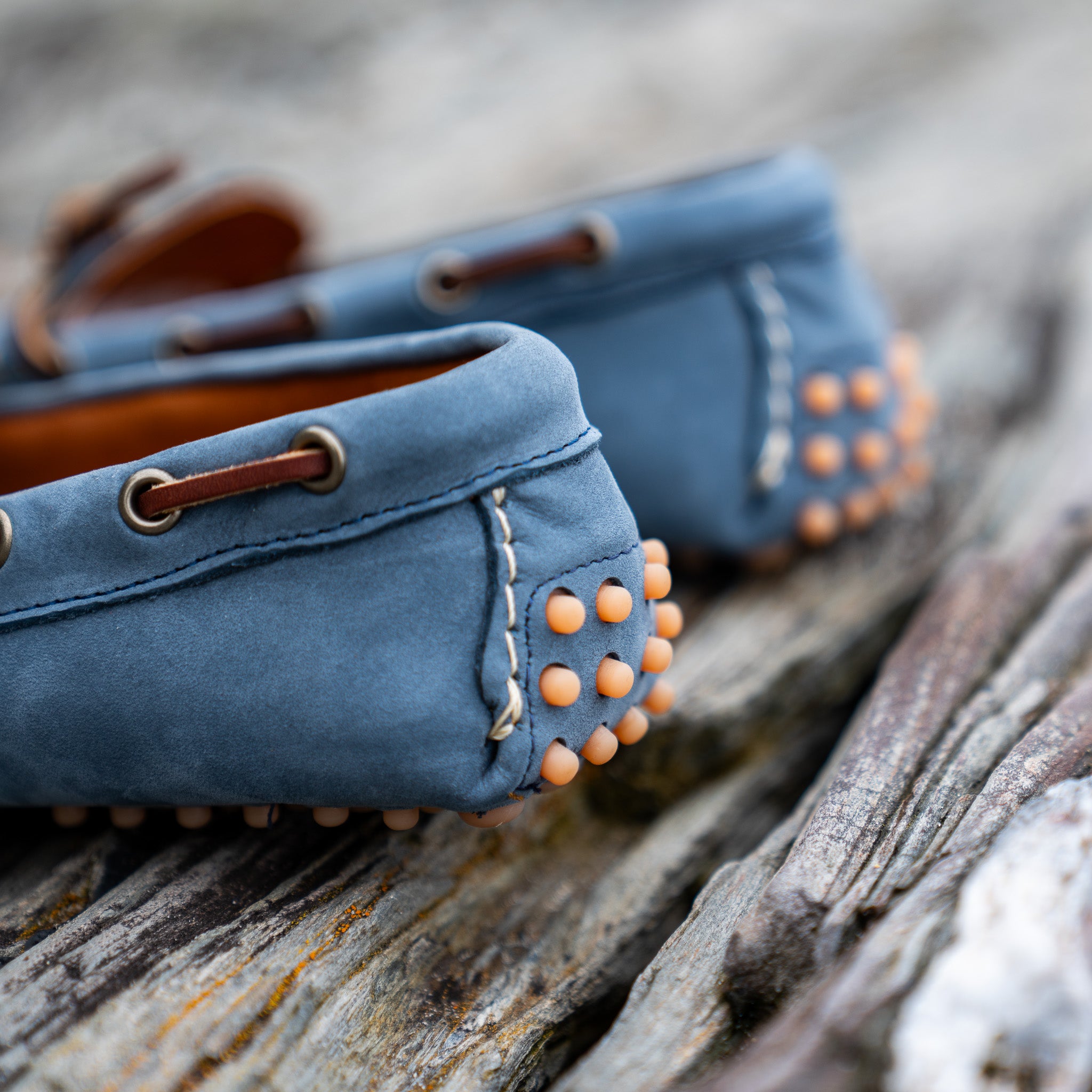 Dirigo Driving Moc - Harbor Blue Montorso