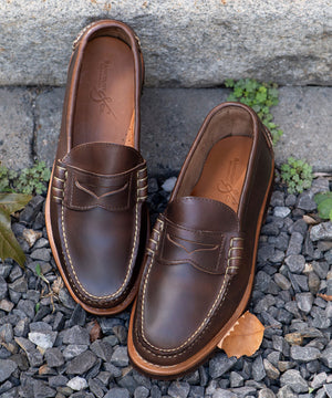 Pre-Order Beefroll Penny Loafers LH - Carolina Brown Chromexcel