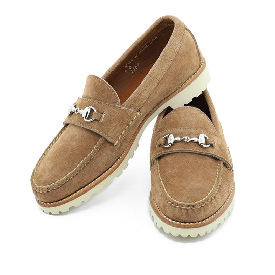 Horsebit Loafer w/Lug Sole - Khaki Orion Fleshout
