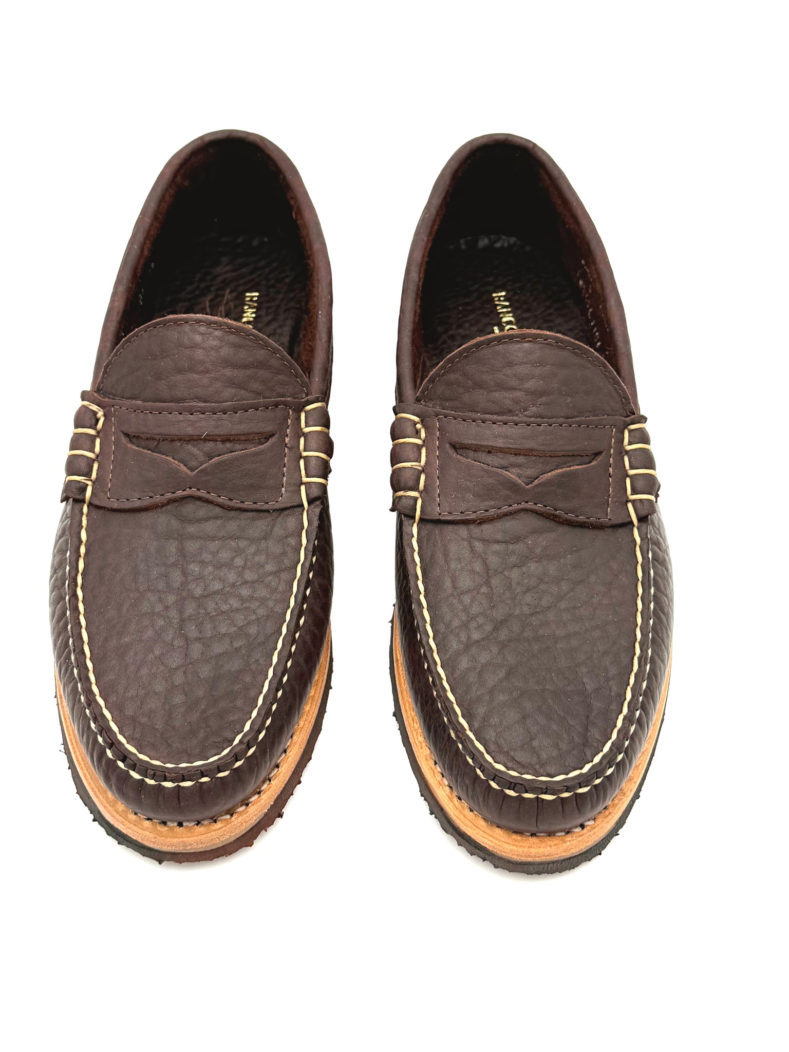 Beefroll Penny Loafer LH - Rowdy Bison, Dark Brown