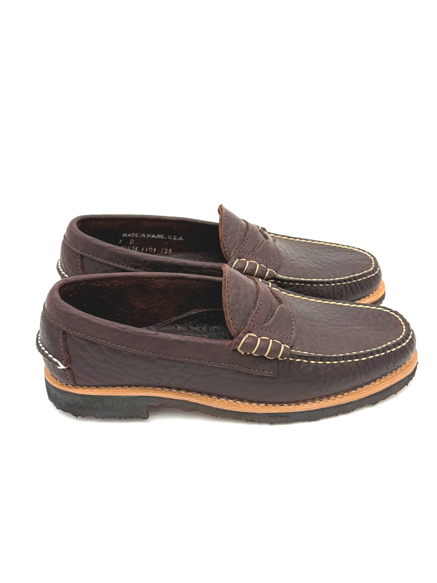 Beefroll Penny Loafer LH - Rowdy Bison, Dark Brown