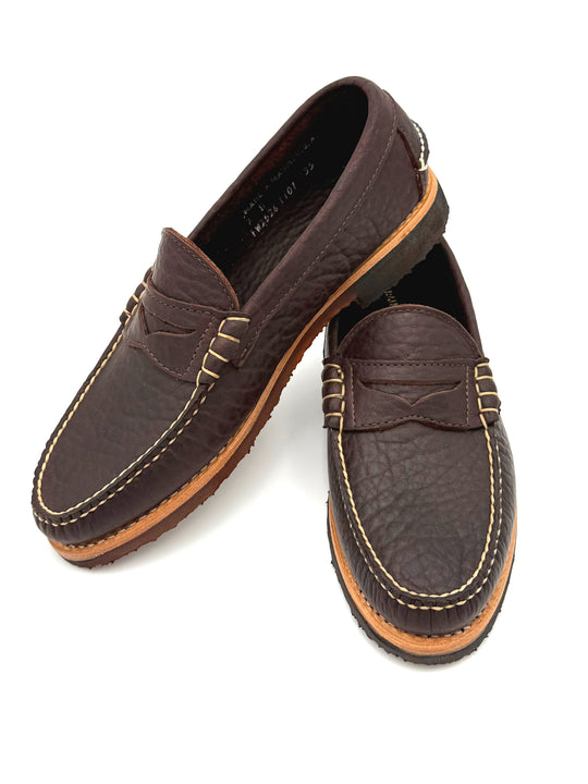 Beefroll Penny Loafer LH - Rowdy Bison, Dark Brown