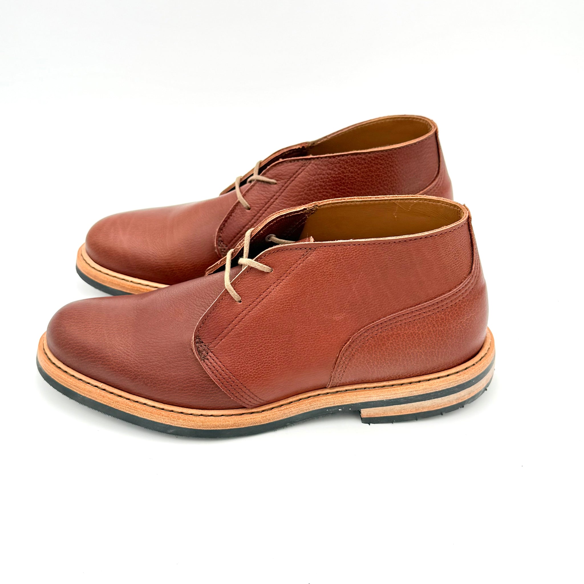 Berwick Gusset Chukka - Pepita  Medium Brown Calf
