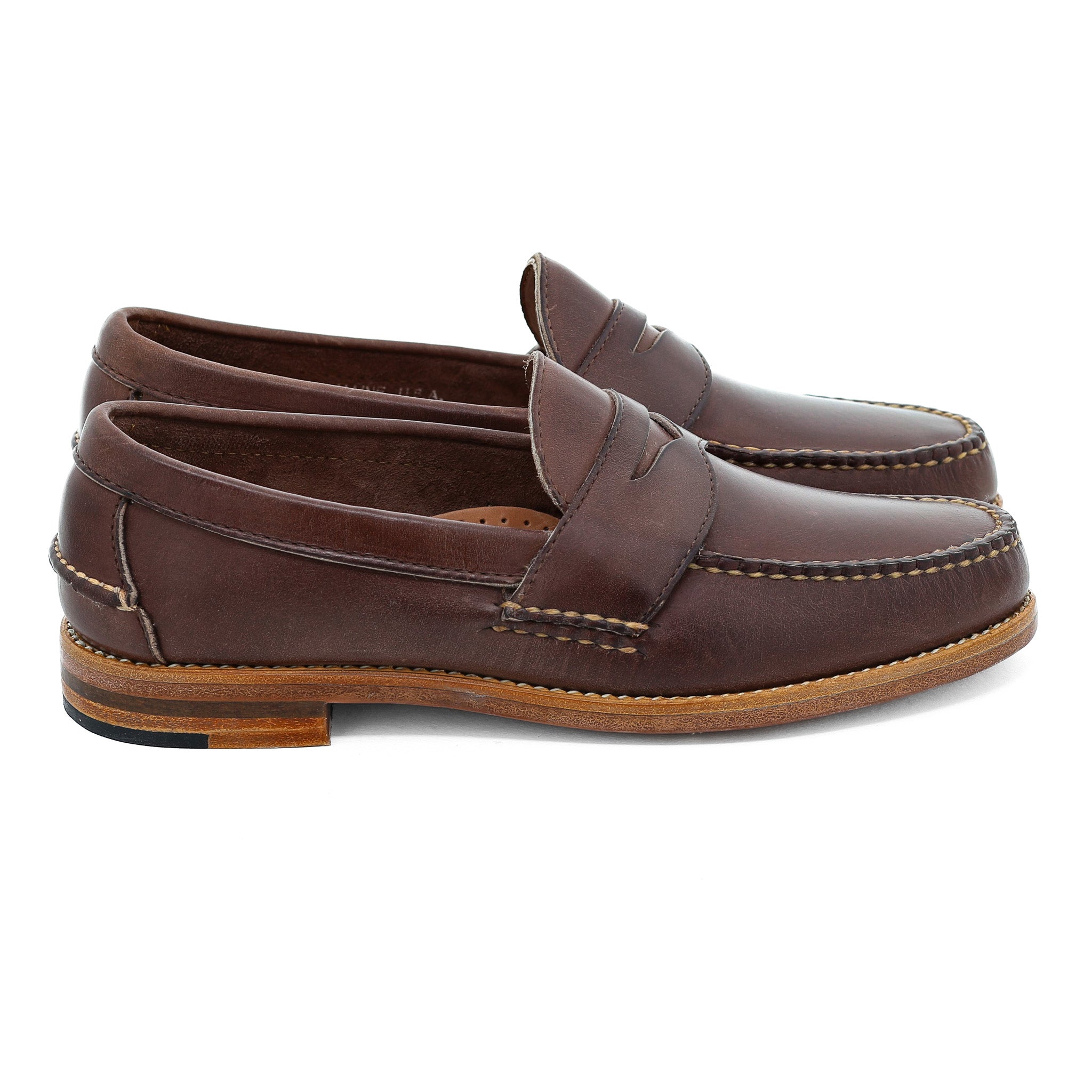 Pinch Penny Loafer - Dark Brown | Rancourt & Co. | Men's Boots and Shoes