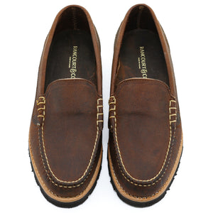 Naples Venetian Loafer - Rye Crazy Horse