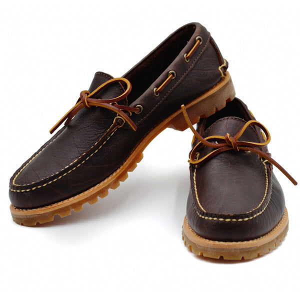 Belgrade Camp Loafer - Dark Brown Rowdy Bison | Rancourt & Co