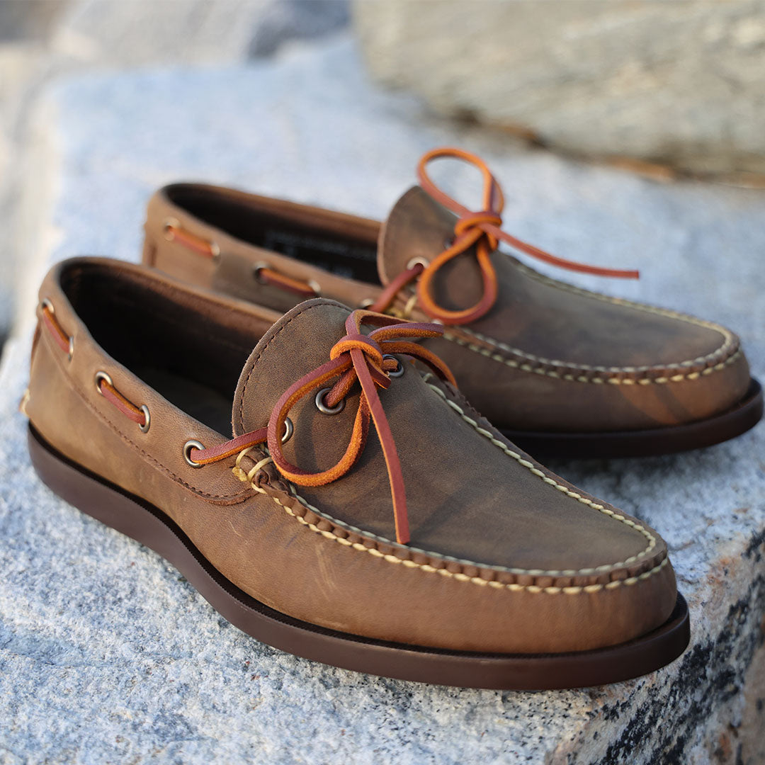 Gilman Camp-Moc - Roughman Chocolate | Rancourt & Co. | Men's