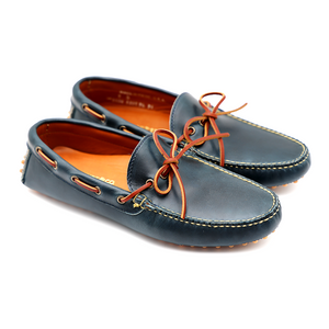 Westbrook Driving Moc - Parisian Blue | Rancourt & Co. | Men's