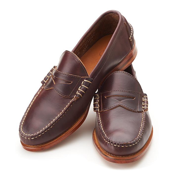 Beefroll Penny Loafers - Natural Chromexcel | Rancourt & Co