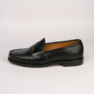 Weltline Penny Loafers - Black Calf | Rancourt & Co. | Men's Boots and ...