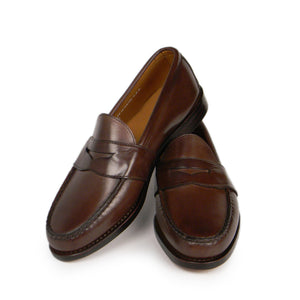 Weltline Penny Loafers Dark Brown Calf