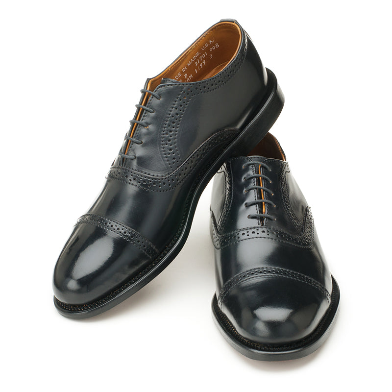 Bartlett Oxford - Black Shell Cordovan
