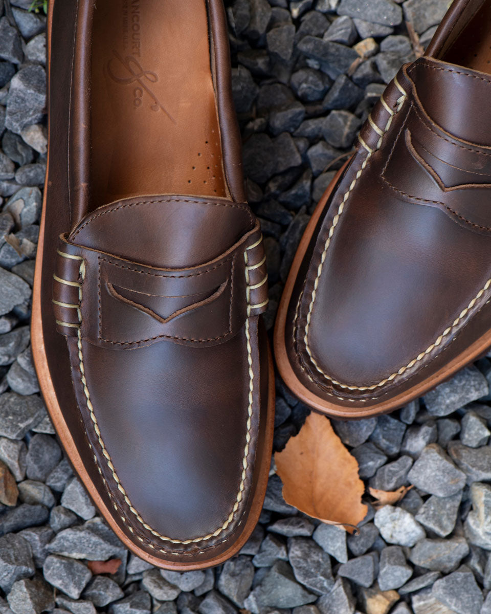 Beefroll Penny Loafers LH - Carolina Brown Chromexcel