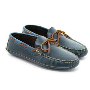 Harrington Slipper - Navy Chromexcel