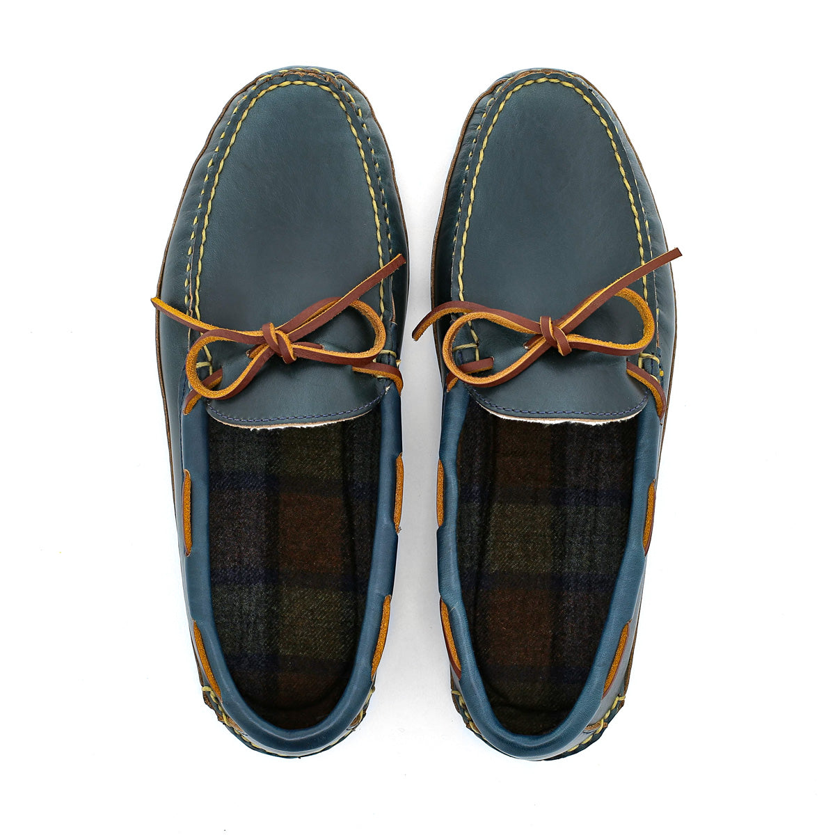 Harrington Slipper - Navy Chromexcel