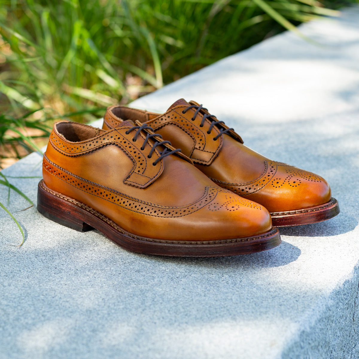 Chandler Longwing - Amber Calf | Rancourt & Co. | Men's Boots and Shoes
