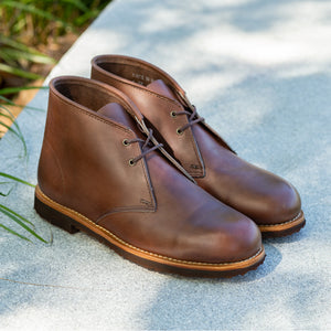 Blake Chukka - Dark Brown Bulldog