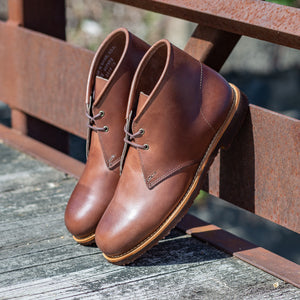Blake Chukka - Dark Brown Bulldog