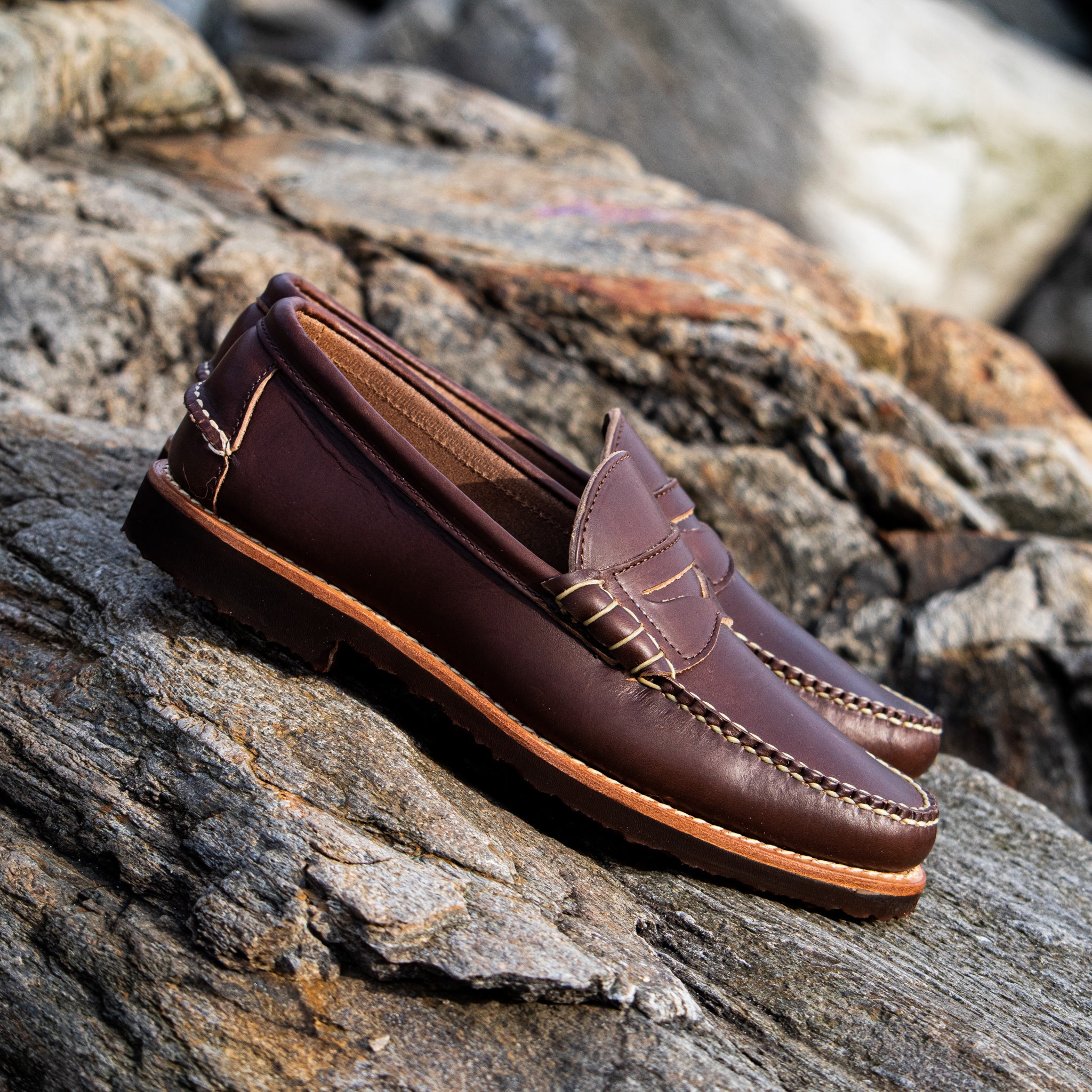 Beefroll Penny Loafers LH - Carolina Brown Chromexcel